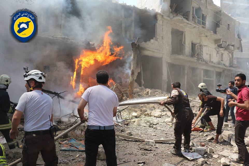 Syrian Crisis: Barrel bombs in Aleppo threaten new truce