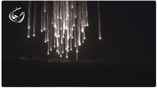 Russian jets attack Aleppo with Napalm and white phosphorus