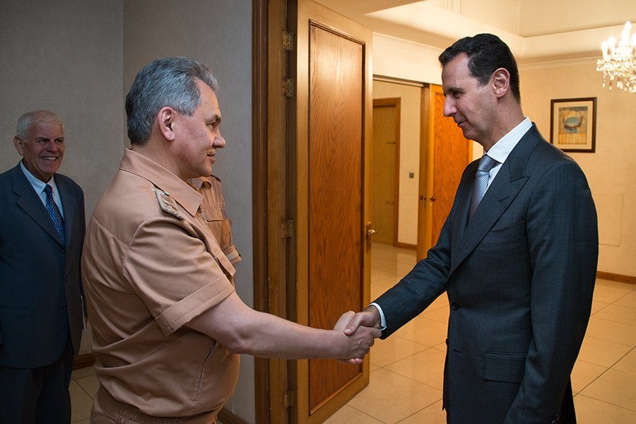 Assad discusses military cooperation with Russian Defence Minister