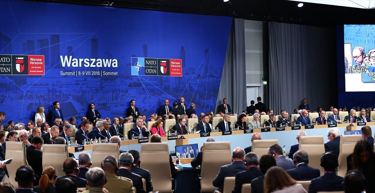 General view from the opening session of the NATO Summit in Warsaw, Poland, 08 July 2016.