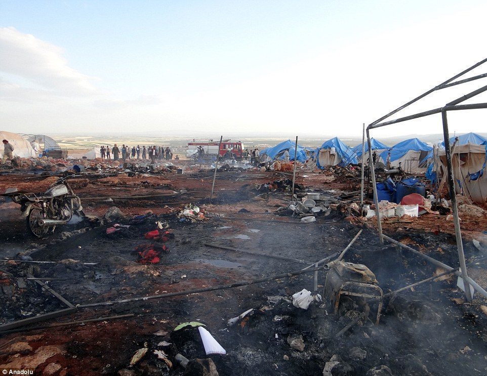Russia attacks Syrian refugee camp near Jordanian border