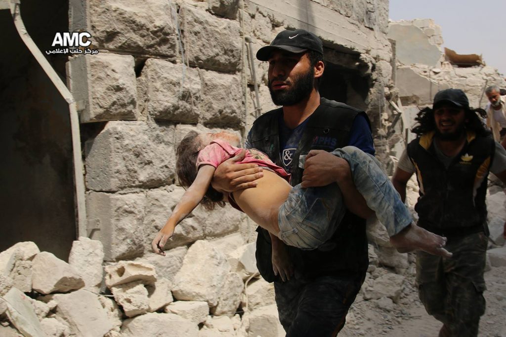 On Thursday, at least 15 women and children, all from the same family, were killed when Assad regime's warplanes targeted their home in Bab al-Nairab, Aleppo