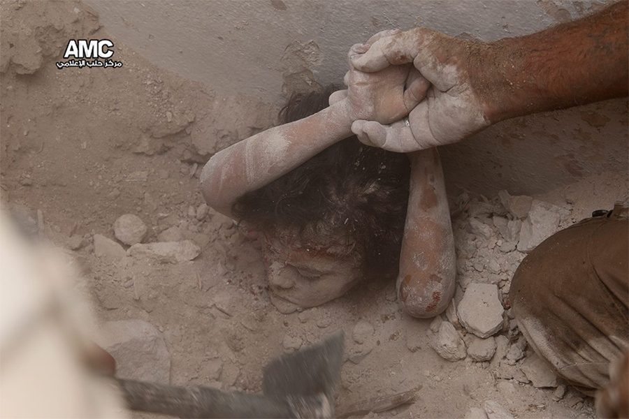 On Thursday, at least 15 women and children, all from the same family, were killed when Assad regime's warplanes targeted their home in Bab al-Nairab