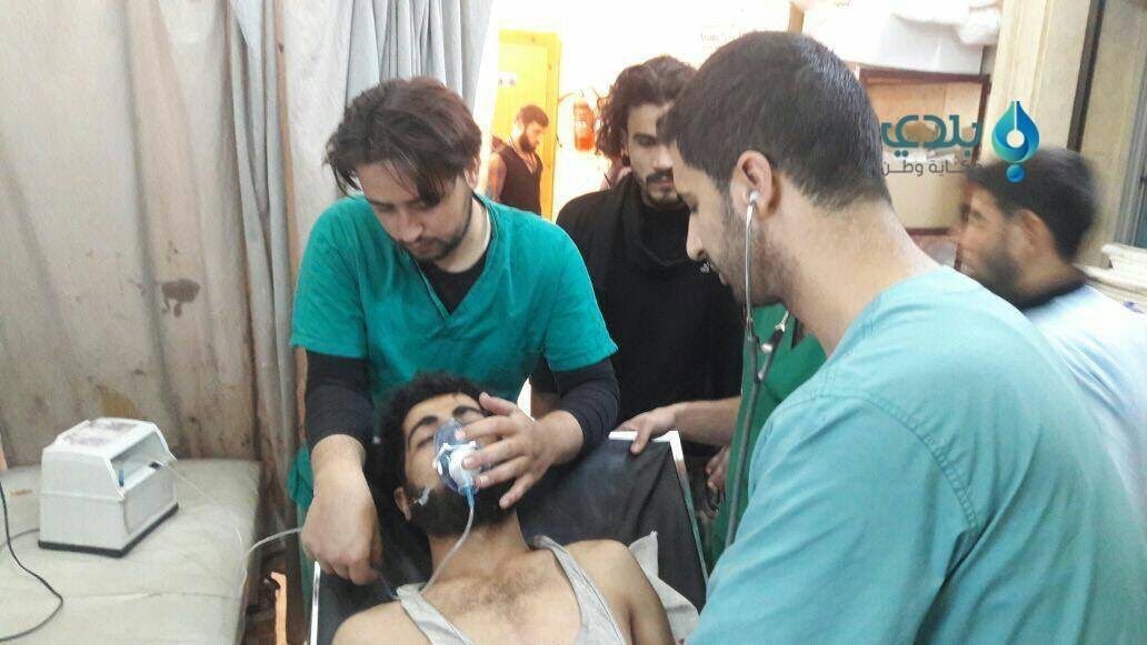 Aleppo: Gas attacks on civilians, exchanging accusations