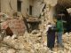 What did Aleppo civilians say before leaving their city?