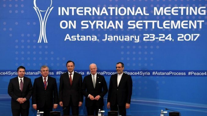 Syria peace talks end with a trio joint statement